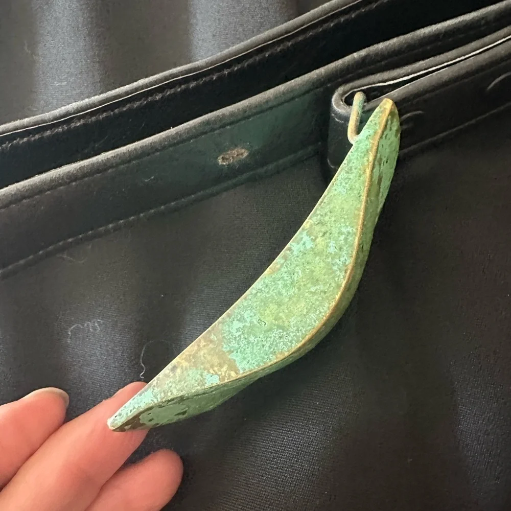Vintage Robert Lee Morris RLM Turquoise Belt Buckle